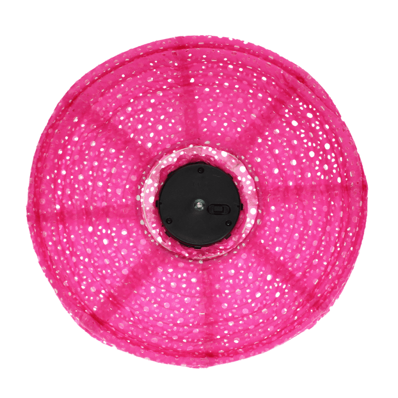 Rex London Outdoor Solar UFO Lantern - Fuchsia