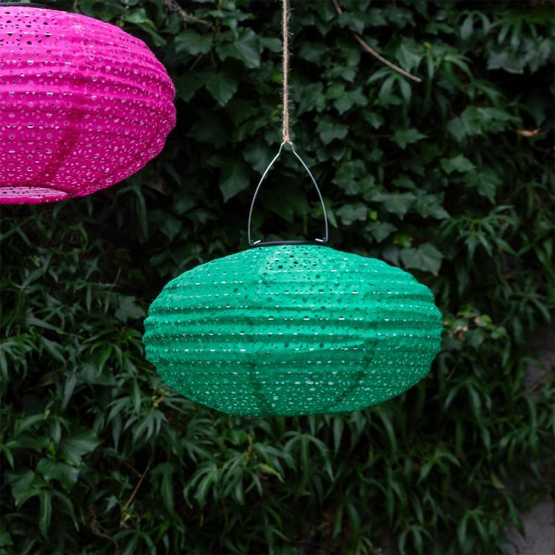 rex london Outdoor solar UFO lantern - Green