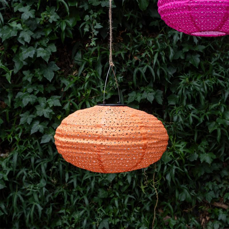 rex london Outdoor solar UFO lantern - Orange