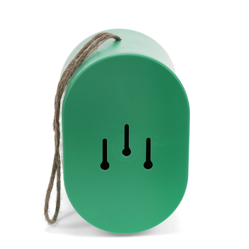 Rex London Oval Bamboo Fibre Birdhouse - Green