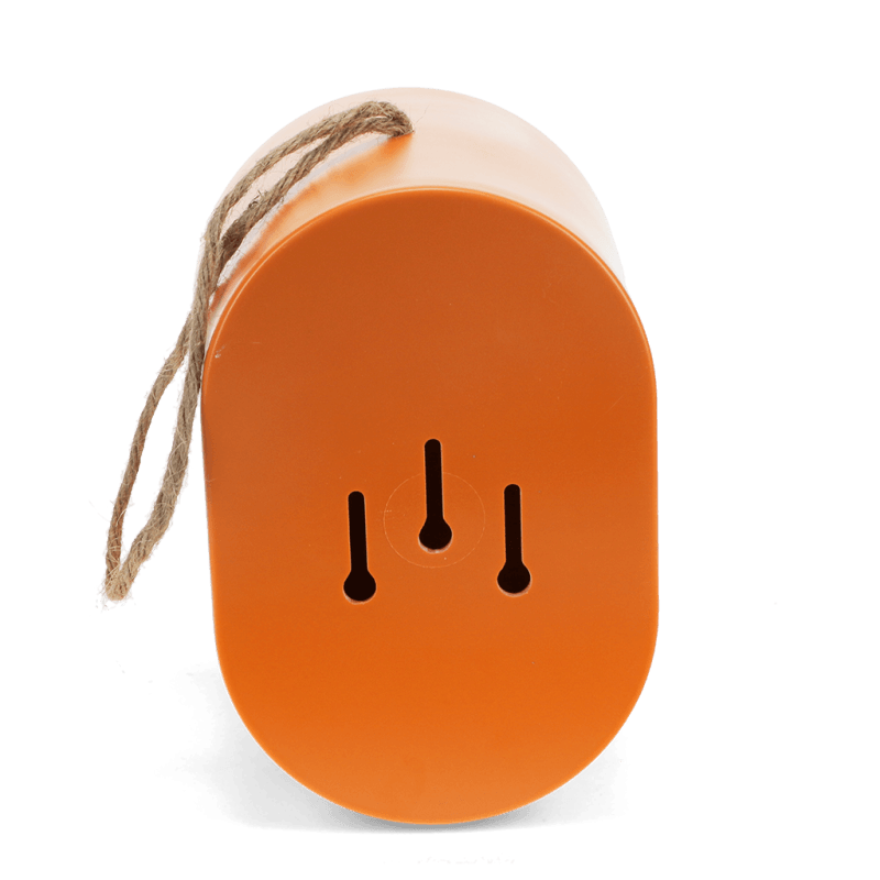 Rex London Oval Bamboo Fibre Birdhouse - Orange