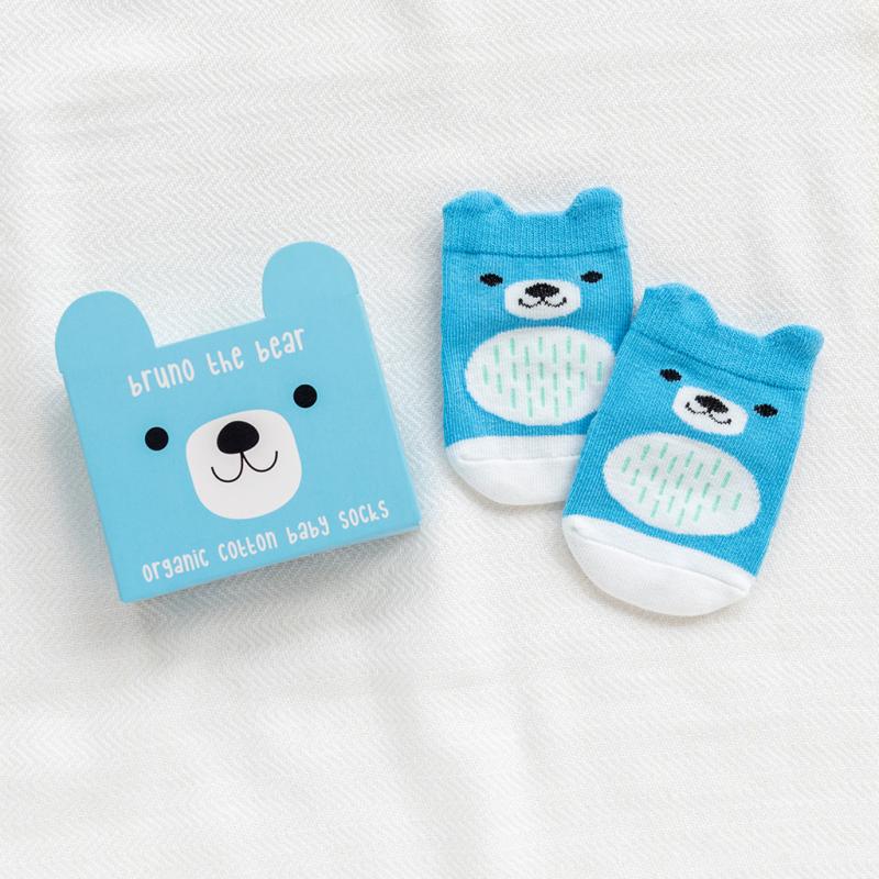 rex london Pair of baby socks - Bruno the Bear