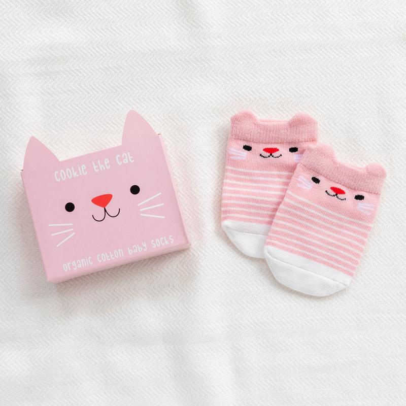 rex london Pair of baby socks - Cookie the Cat