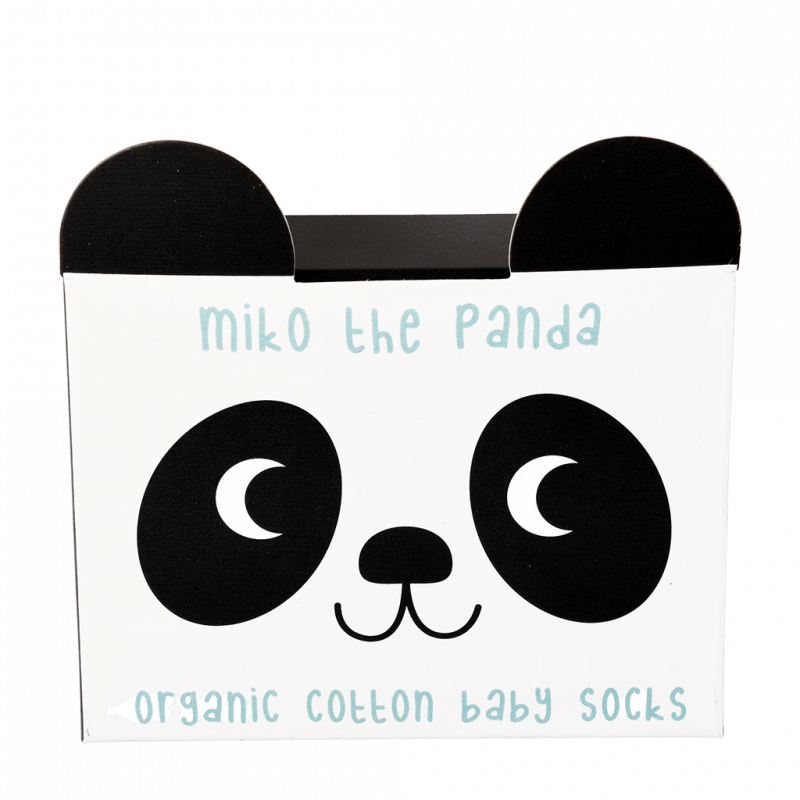 Rex London Pair Of Baby Socks - Miko The Panda