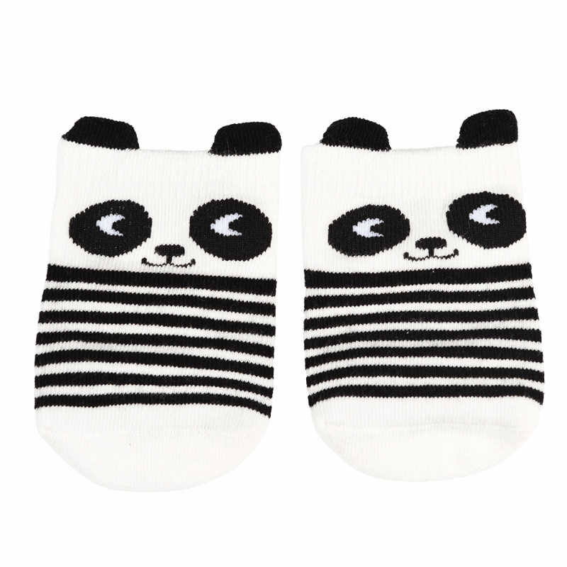 Rex London Pair Of Baby Socks - Miko The Panda