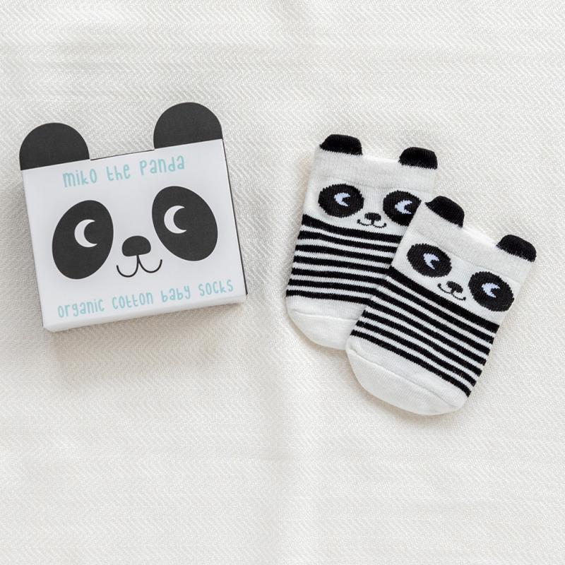 rex london Pair of baby socks - Miko the Panda