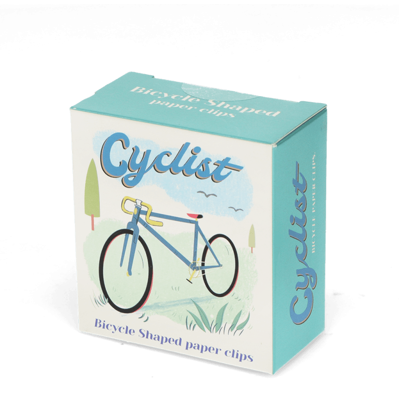 Rex London Paper Clips (box Of 20) - Cyclist