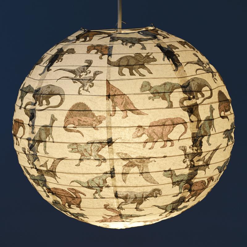 Rex London Paper Lampshade - Prehistoric Land
