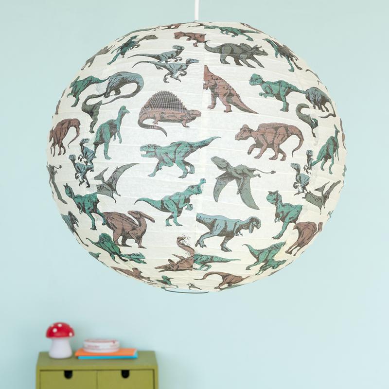 rex london Paper lampshade - Prehistoric Land