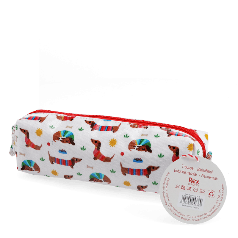 Rex London Pencil Case - Sunny Sausage Dog