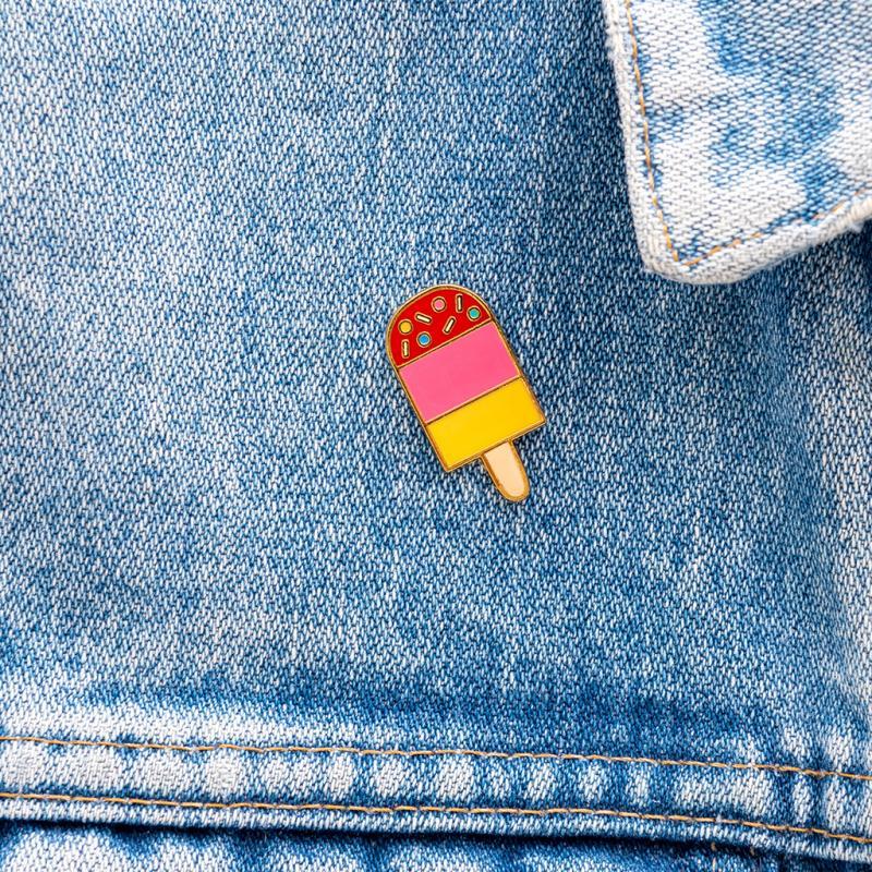 rex london Pin badge - Ice lolly