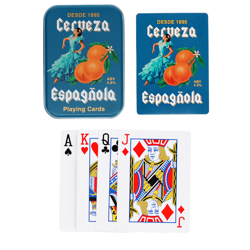 Rex London Playing Cards In A Tin - Cerveza Española