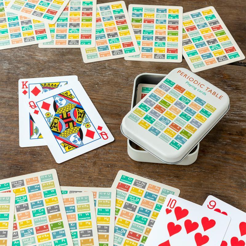 rex london Playing cards in a tin - Periodic Table