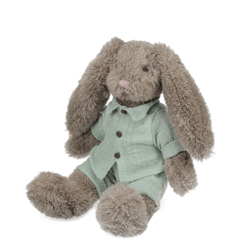 rex london Plush toy - Bunny in a blue outfit