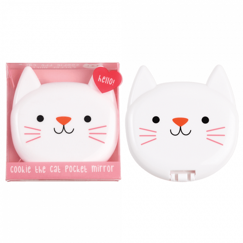 Rex London Pocket Mirror - Cookie The Cat