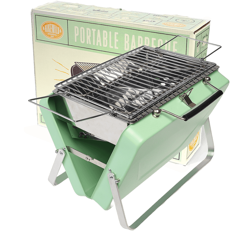 Rex London Portable Suitcase BBQ - Pistachio Green