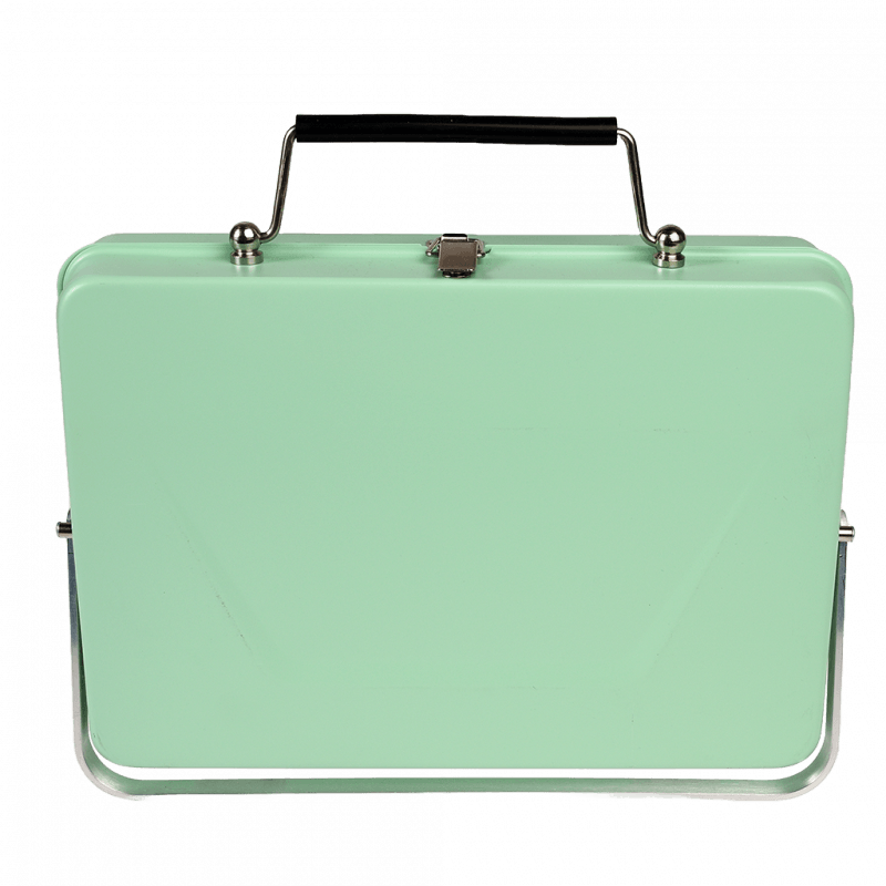 Rex London Portable Suitcase BBQ - Pistachio Green