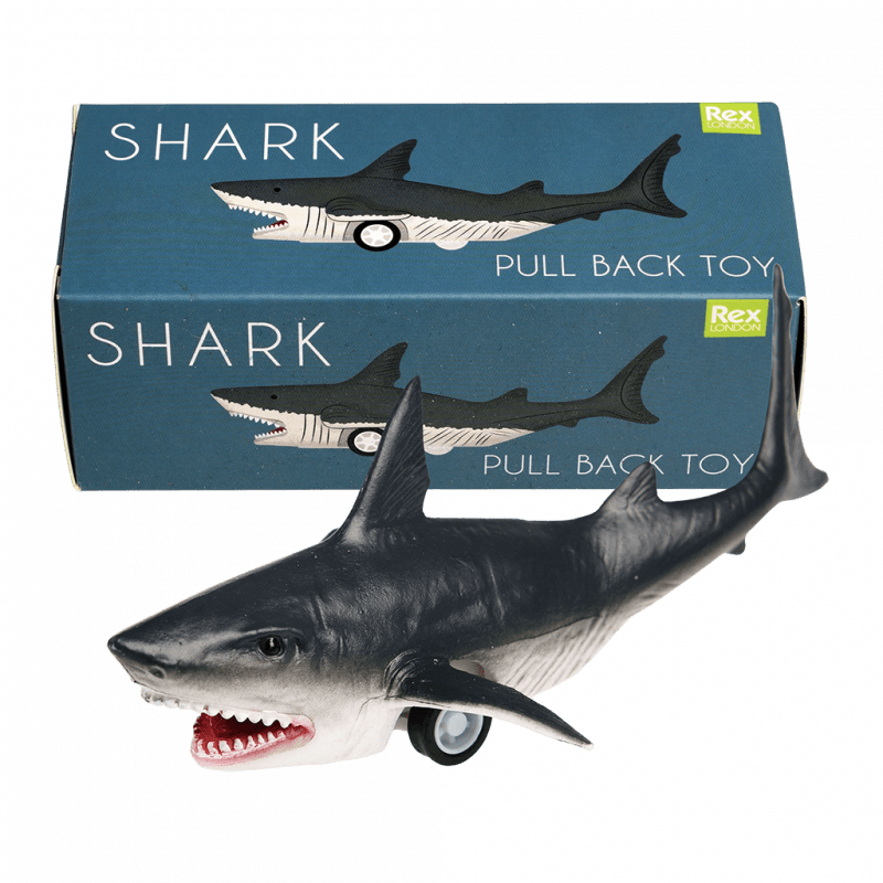 Rex London Pull Back Toy - Shark