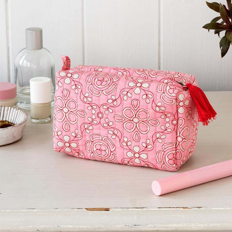 rex london Quilted makeup bag - Anushka