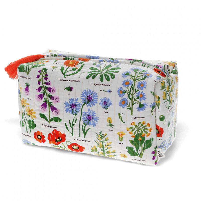 Rex London Quilted Wash Bag - Wild Flowers