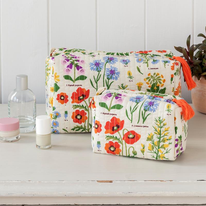 Rex London Quilted Wash Bag - Wild Flowers