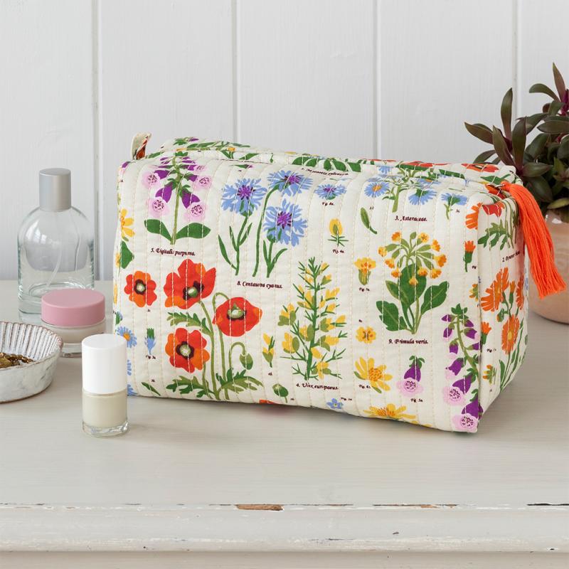 rex london Quilted wash bag - Wild Flowers