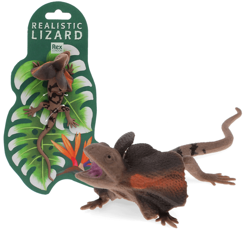 Rex London Realistic Frill-necked Lizard Toy