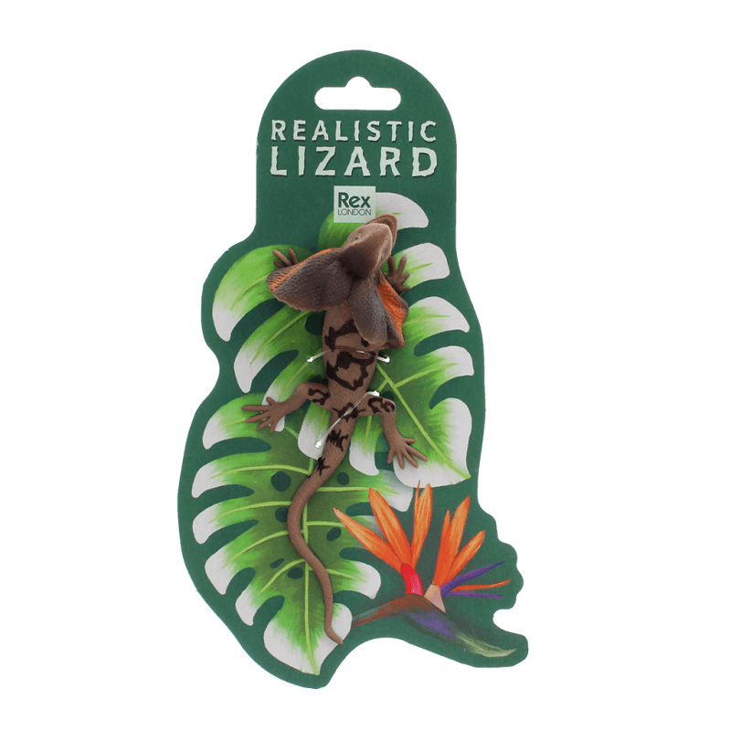 Rex London Realistic Frill-necked Lizard Toy
