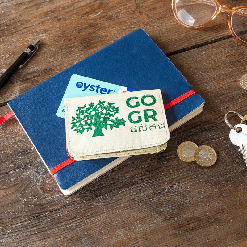 rex london Recycled cement bag coin purse