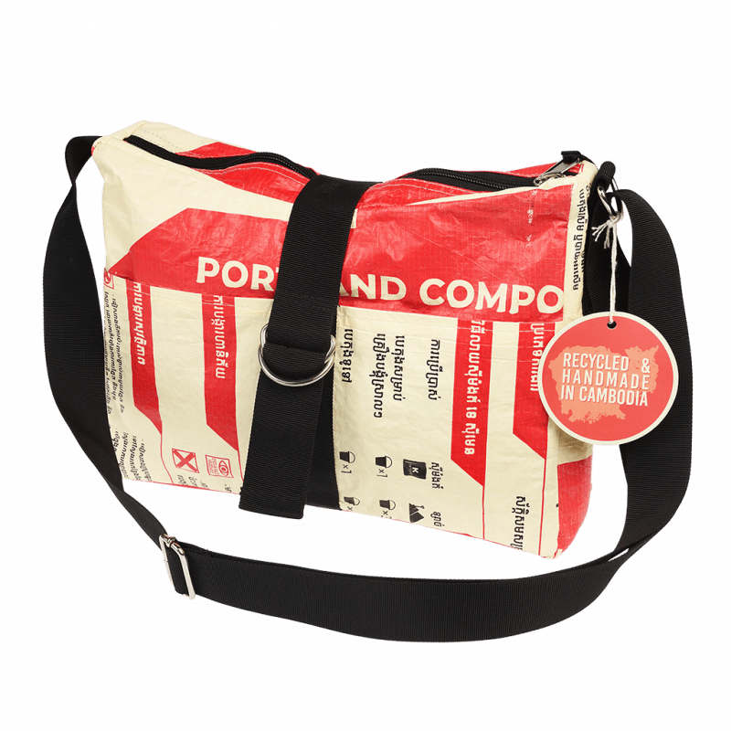 Rex London Recycled Cement Bag Handbag