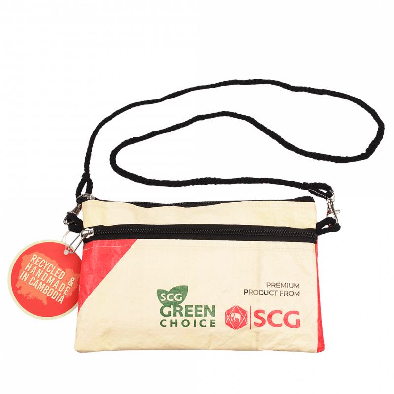 Rex London Recycled Cement Bag Travel Pouch