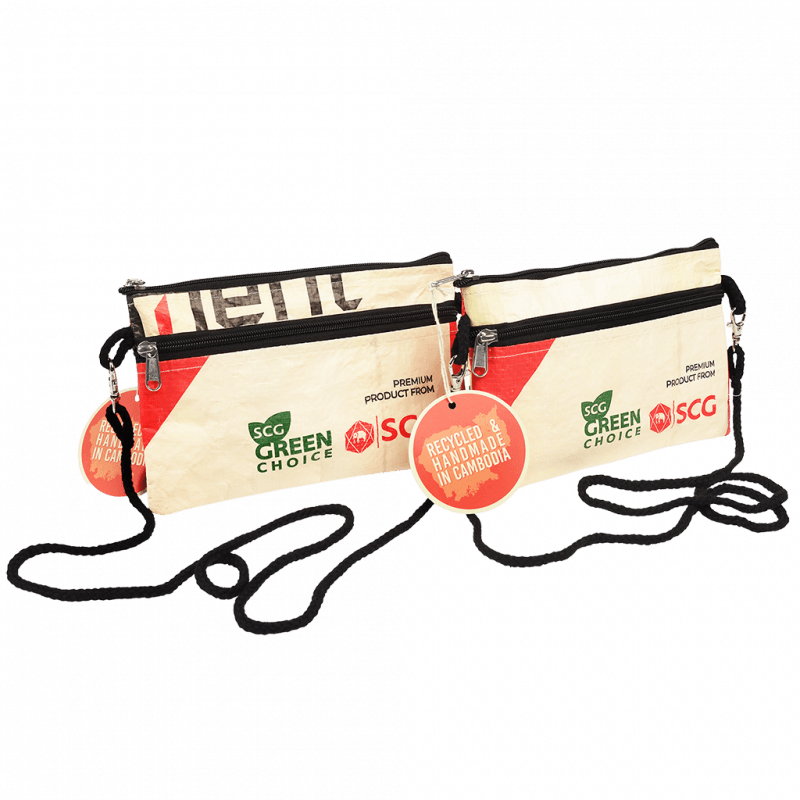 Rex London Recycled Cement Bag Travel Pouch