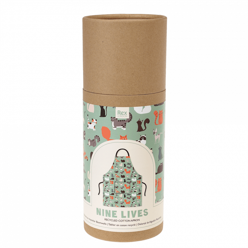 Rex London Recycled Cotton Apron - Nine Lives
