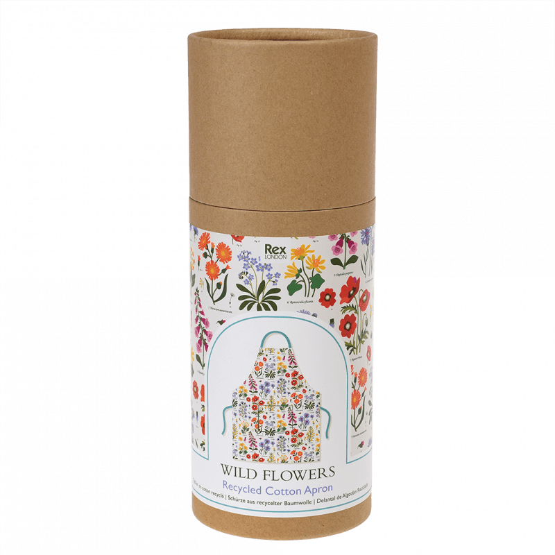 Rex London Recycled Cotton Apron - Wild Flowers