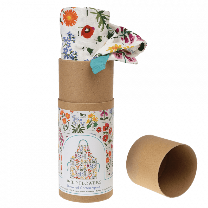 Rex London Recycled Cotton Apron - Wild Flowers