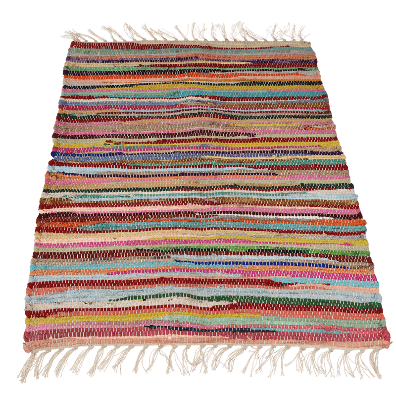 Rex London Recycled Rag Rug (90 X 60 Cm)