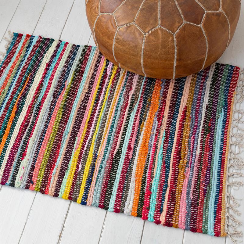 rex london Recycled rag rug (90 x 60 cm)