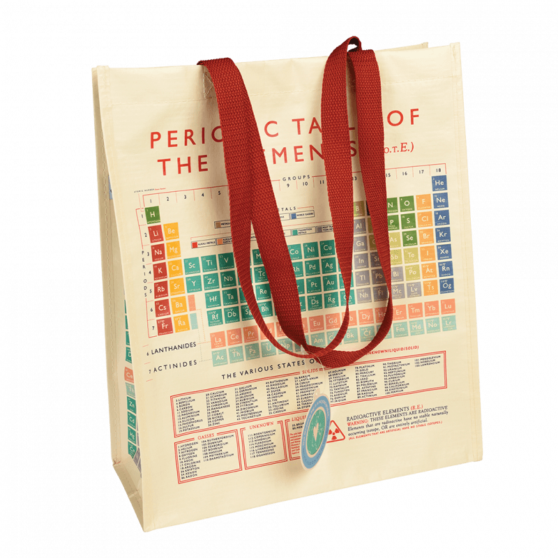 Rex London Recycled Shopping Bag - Periodic Table