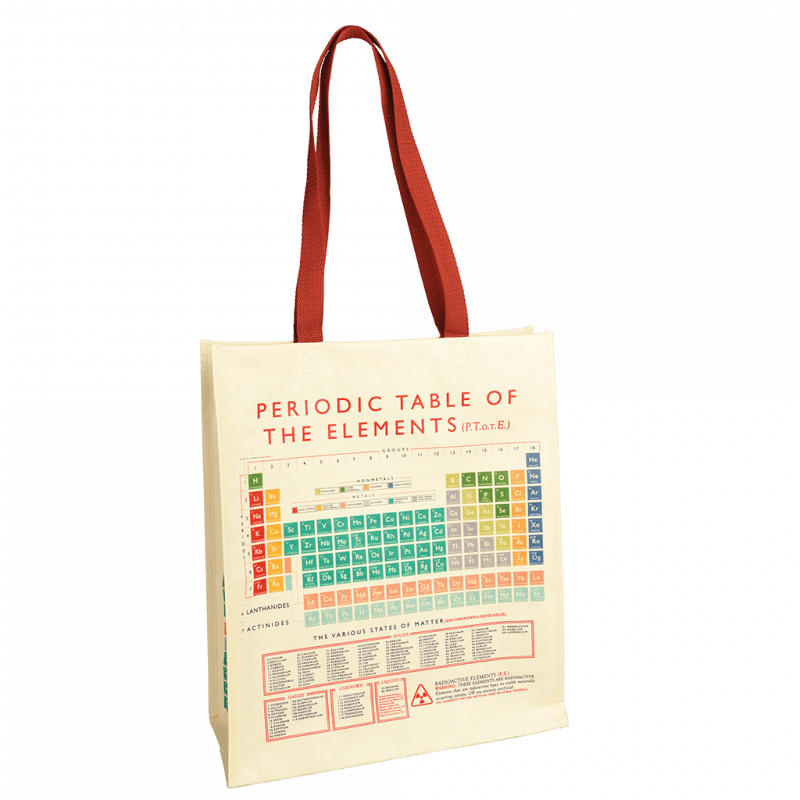 Rex London Recycled Shopping Bag - Periodic Table