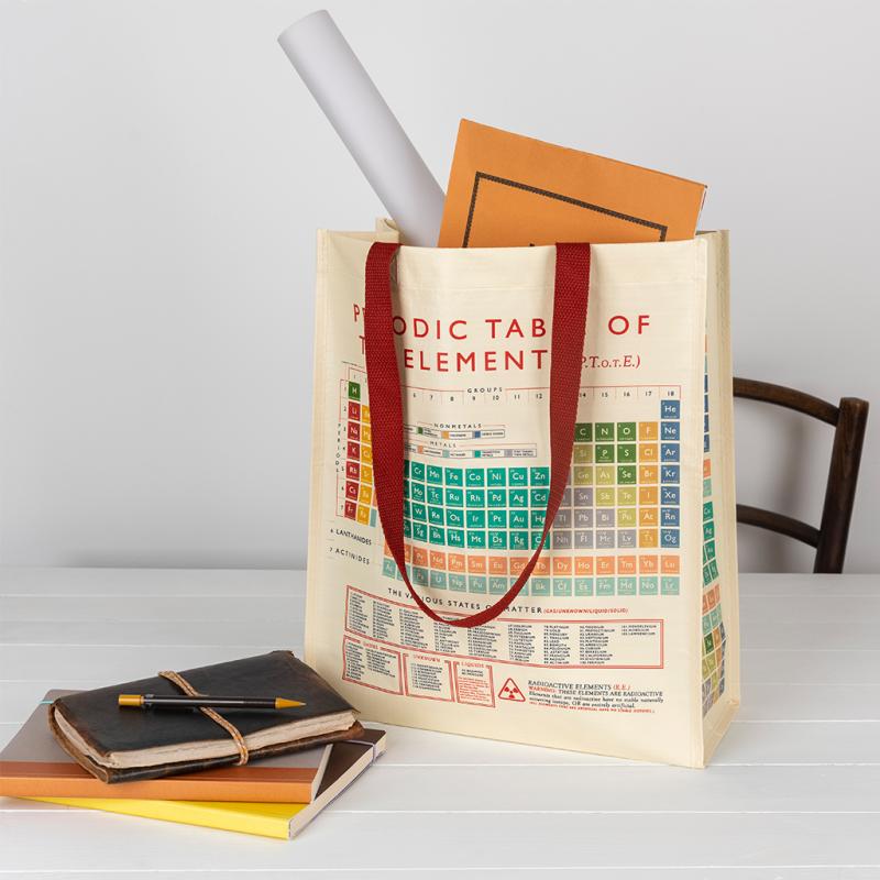 rex london Recycled shopping bag - Periodic Table