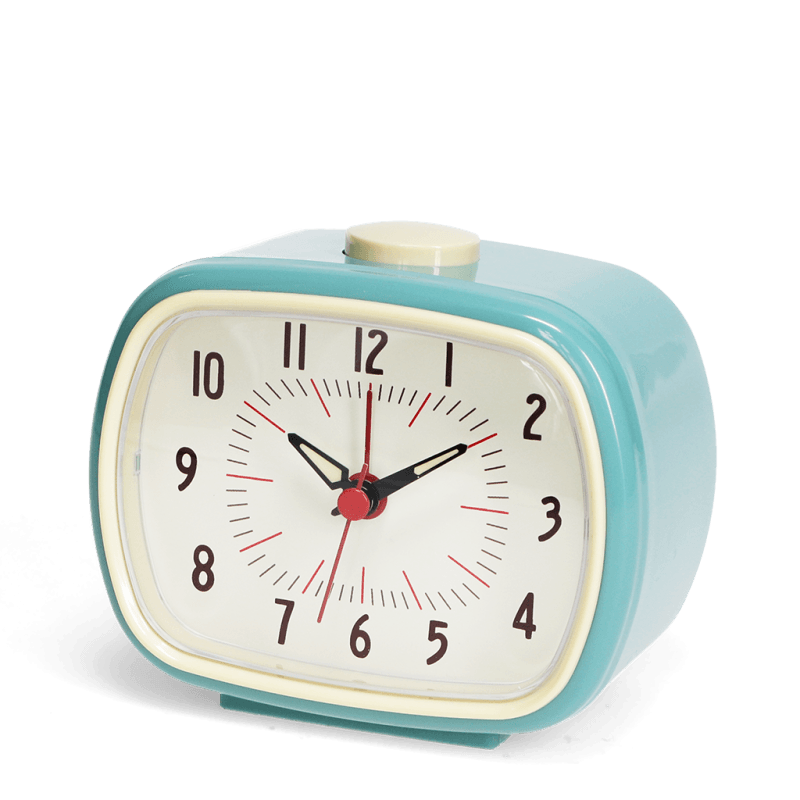 Rex London Retro Alarm Clock - Blue