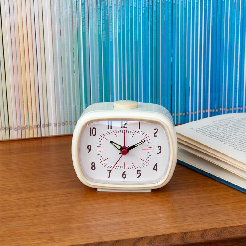 rex london Retro alarm clock - Ivory white