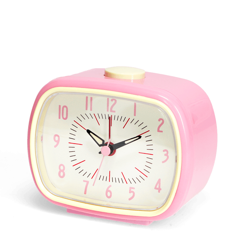 Rex London Retro Alarm Clock - Pink