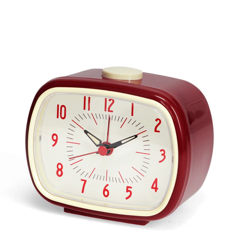 Rex London Retro Alarm Clock - Red