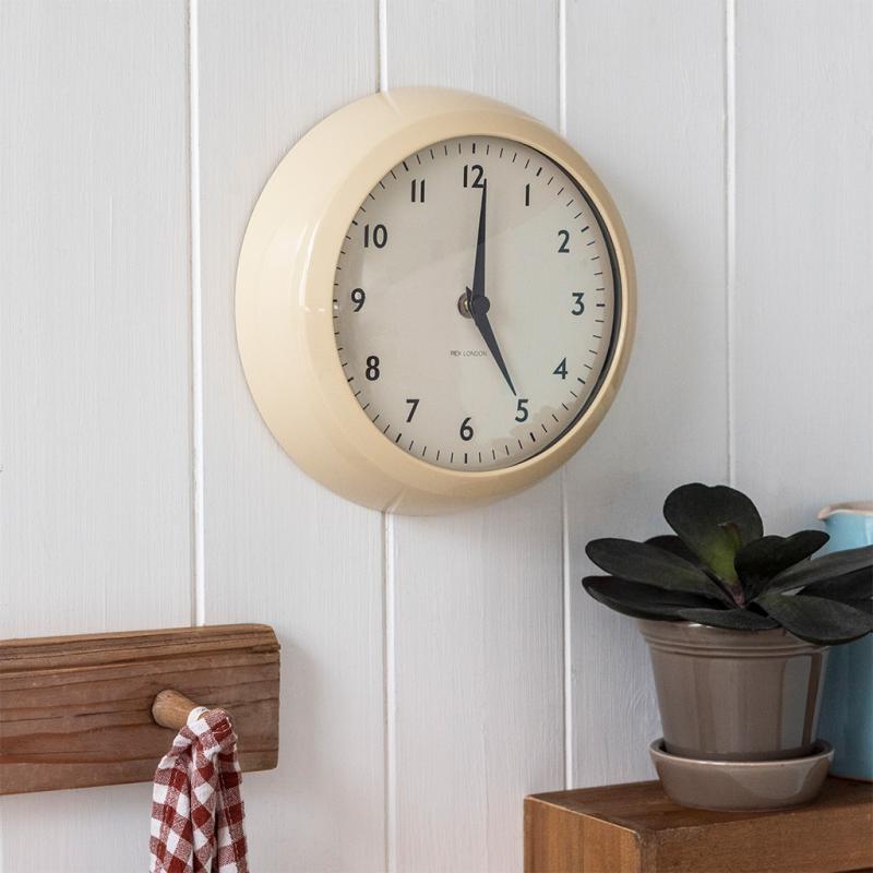 rex london Retro wall clock - Cream