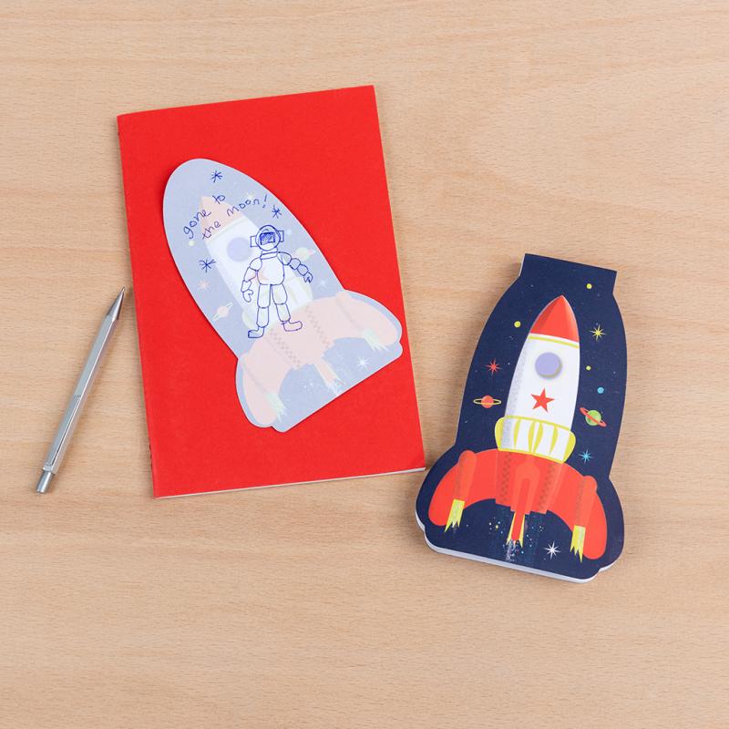 rex london Rocket sticky notes - Space Age