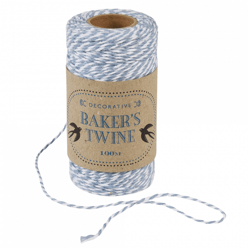Rex London Roll Of Twine (100m) - Blue And White