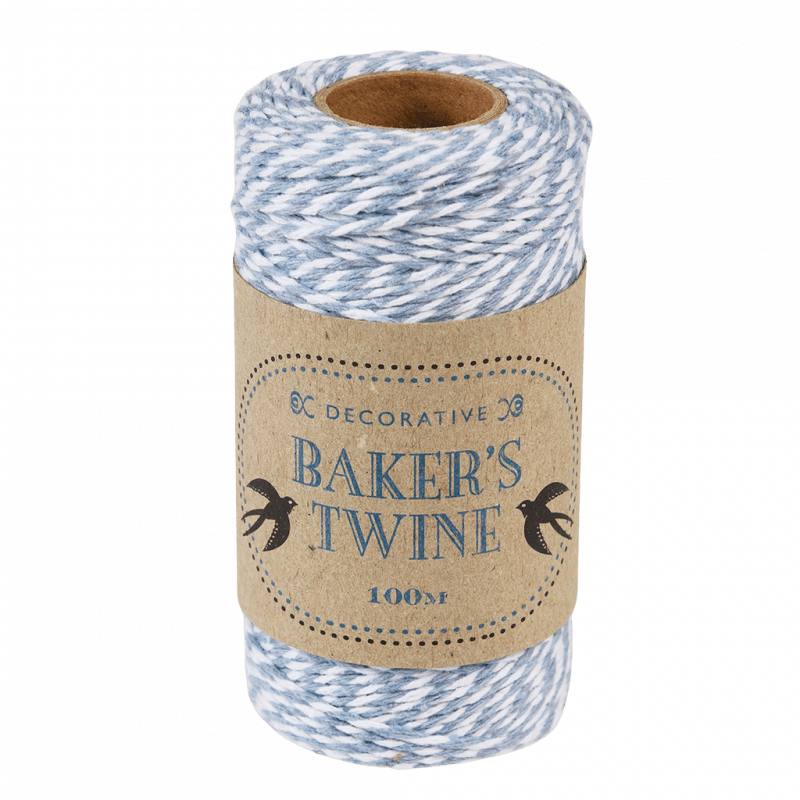 Rex London Roll Of Twine (100m) - Blue And White