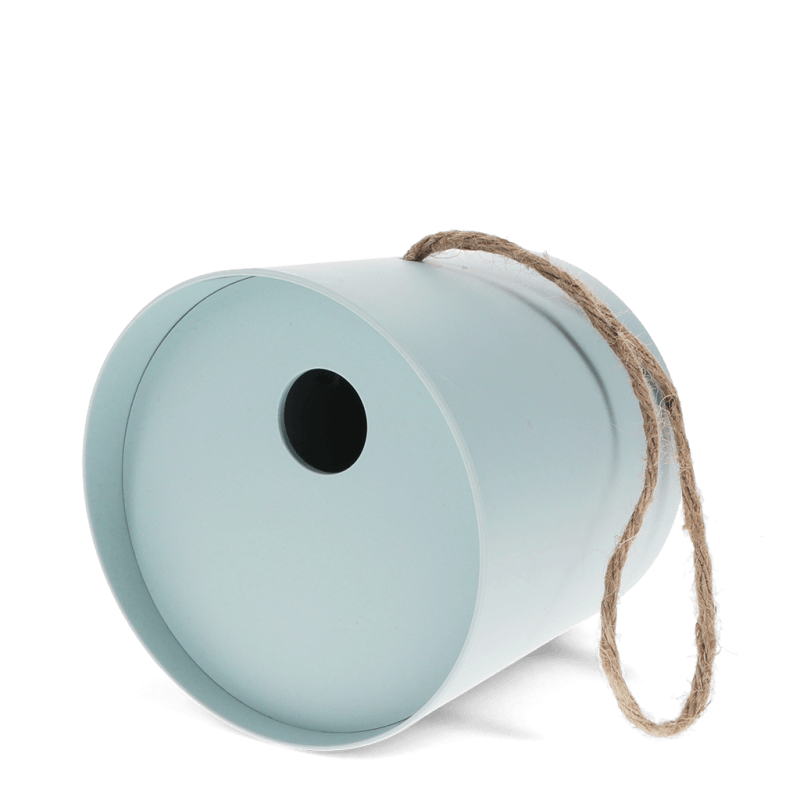 Rex London Round Bamboo Fibre Birdhouse - Blue