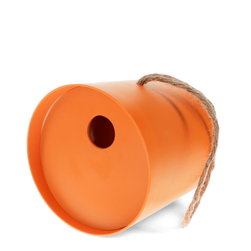 Rex London Round Bamboo Fibre Birdhouse - Orange